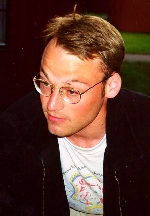 Christofer Elghorn
har tagit sig en
riktig funderare.