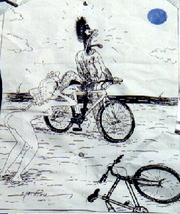 Vissa skyltar var v&auml;lgjorda och skilde 
sig fr&aring;n m&auml;ngden.