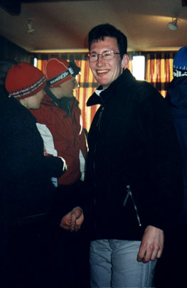 Gl&auml;djeskutt i samband med afterskin...