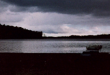 Min underbara badstrand, en underbar plats
f&ouml;r tankar och funderingar samt bad vid vackert
v&auml;der.