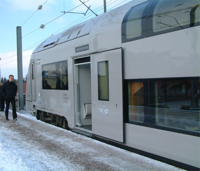 X40 sedd fr&aring;n sidan. Bilden tagen under premi&auml;rturen i Arboga.